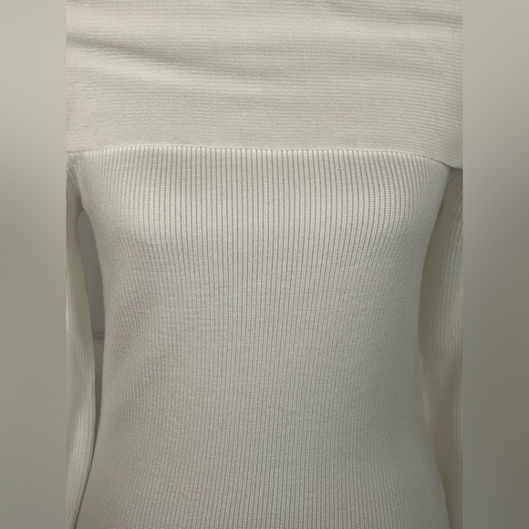 12th Tribe Daybreak Off-The-Shoulder Knit
White Dress NWT Medium - Picture 10 of 12